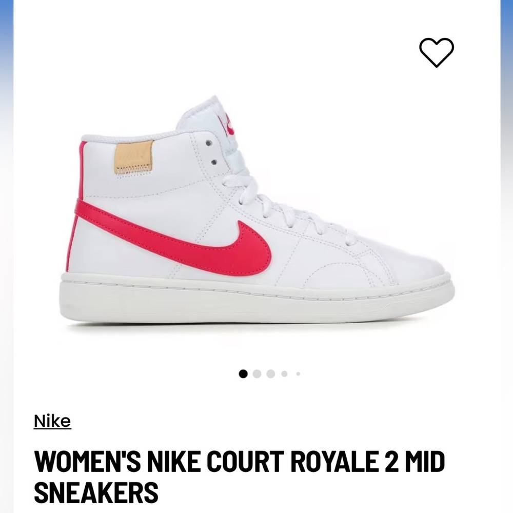 WOMEN'S NIKE COURT ROYALE 2 MID SNEAKERS